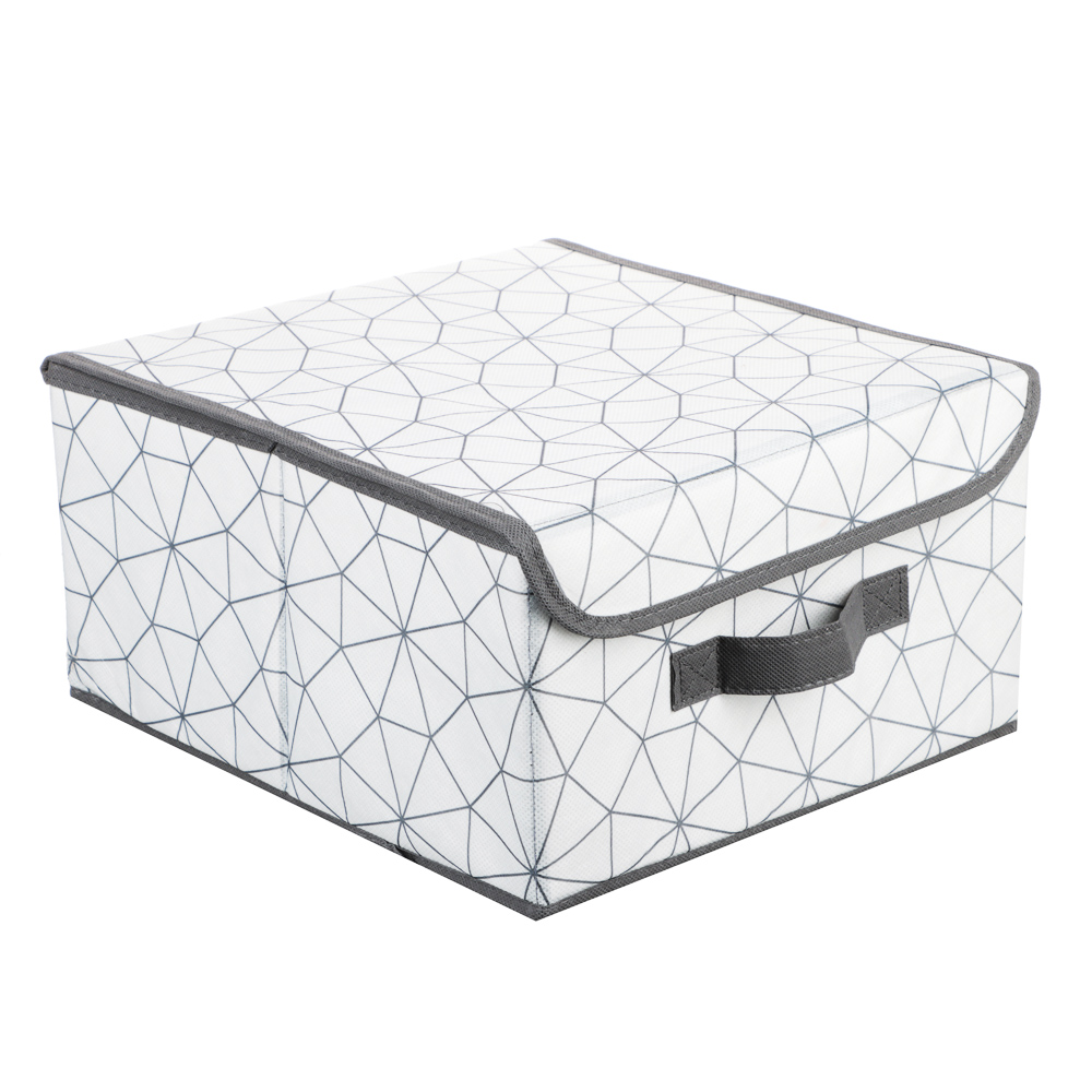 Кофр для хранения с крышкой, 28х30х16см, спанбонд VETTA Валери