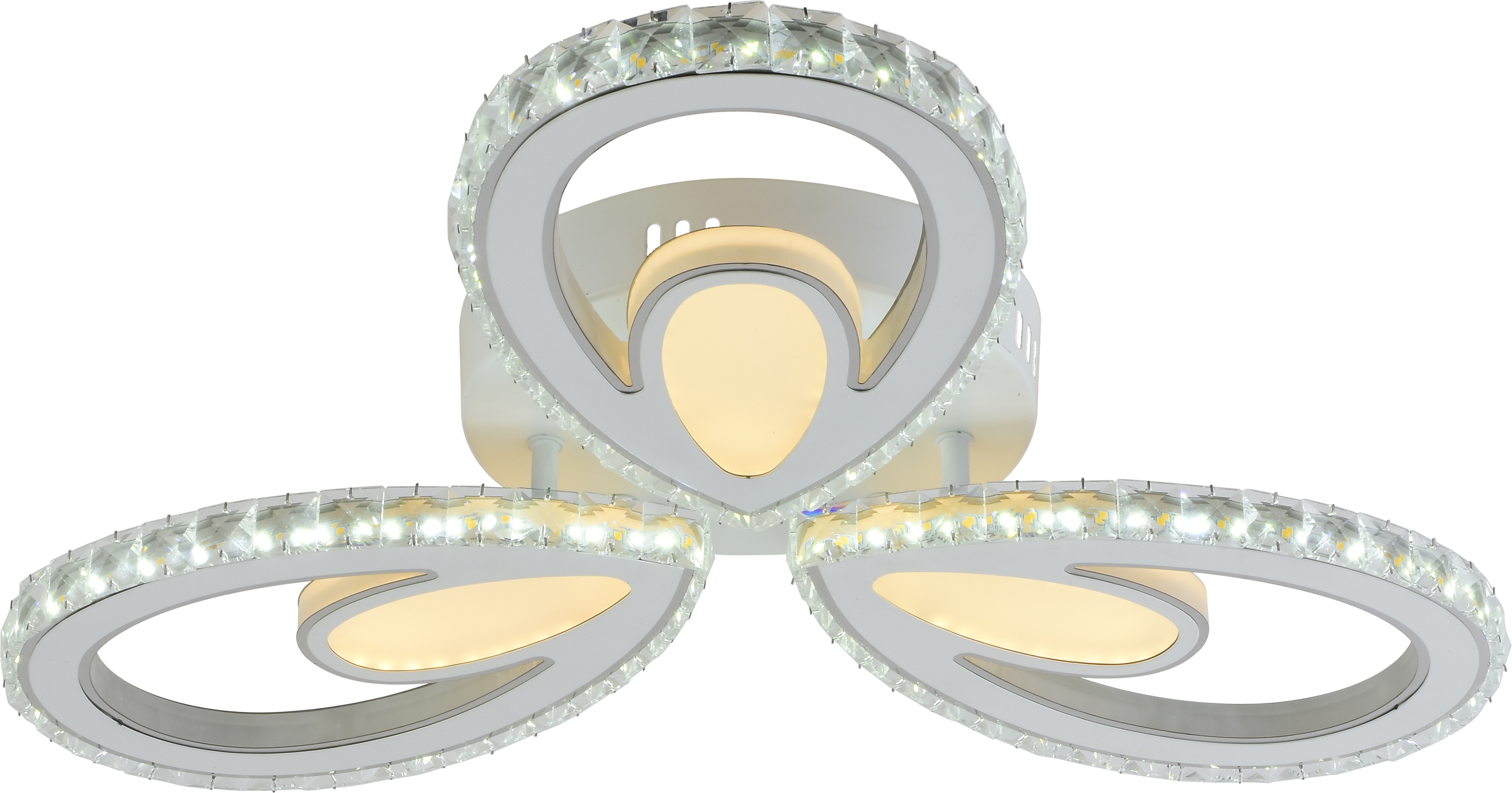 Светильник AU61212/3 WH+CR LED Белый+Хром 102W ПДУ 555*90