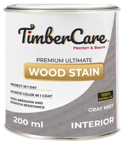 Тонирующее масло TimberCare Wood Stain Серая дымка 0,2л (6)