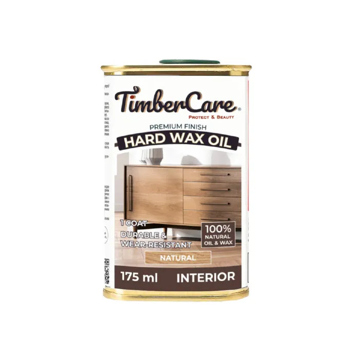 Защитное масло с тверд. воском TimberCare Hard Wax Oil (цвет:Натуральный/Natural), банка 0,175л (6)