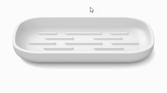 Мыльница Flux Белый (24)