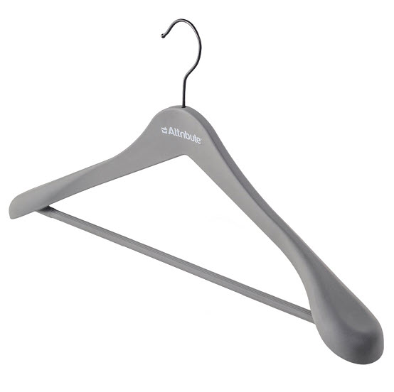 Вешалка для верхней одежды RUBBER GREY 45см