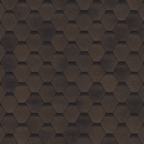 Черепица гибкая Технониколь ФИНСКАЯ СОНАТА КОРИЧНЕВЫЙ (3м2. в уп.) (3620)