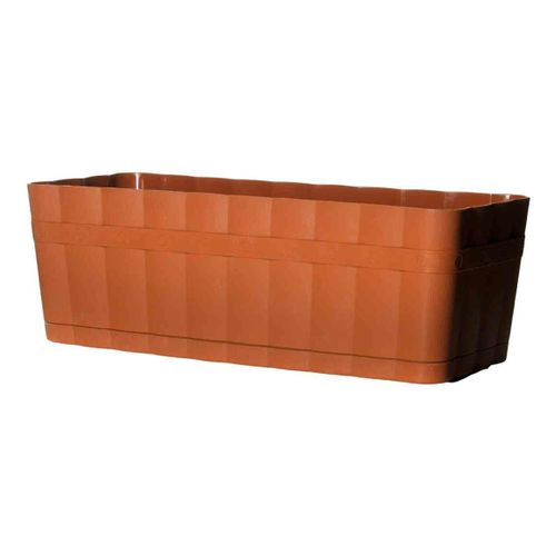 Ящик д/цветов "Изюминка" 6,0л с/п прямоуг. коричневый (24) М3353