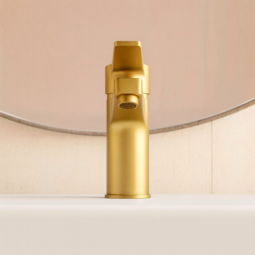 Смеситель Murano Gold для раковин, без донного клапана, арт. MR26Gold3