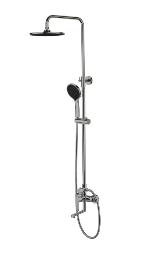 Душевая система со смесителем Lagos Black, арт. ST205LGBL, ESKO(_3_)