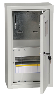 Корпус металлический ЩУРн-1/9 (470х260х145мм) IP31 TITAN IEK MKM22-N-09-31-ZO (1)