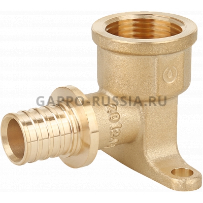 Угольник настенный с ВР латунь 20-1/2 GAPPO (10)(_10_)