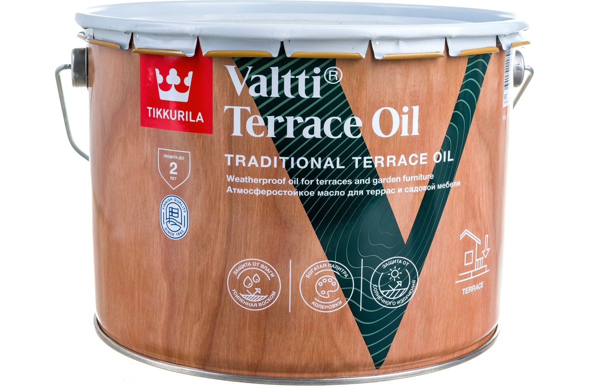 Масло для террас VALTTI TERRACE OIL EC 9 л (1)