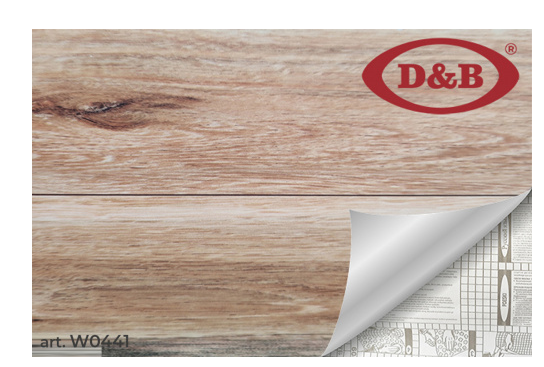 Пленка самоклеящаяся D&B 0,45*8м  дерево светлое панелями (20)