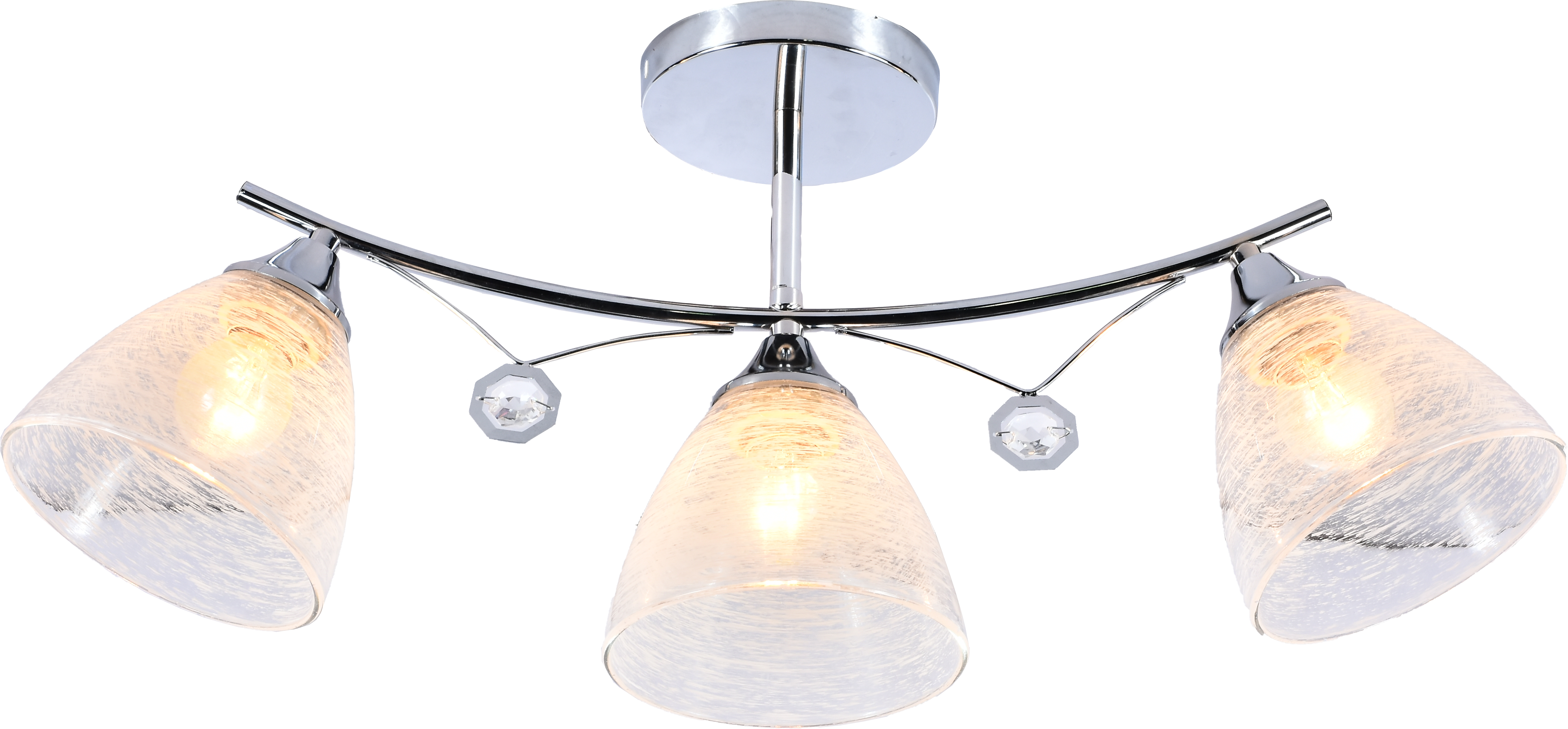 Люстра AU1806/3 CR хром Е27 3х60W