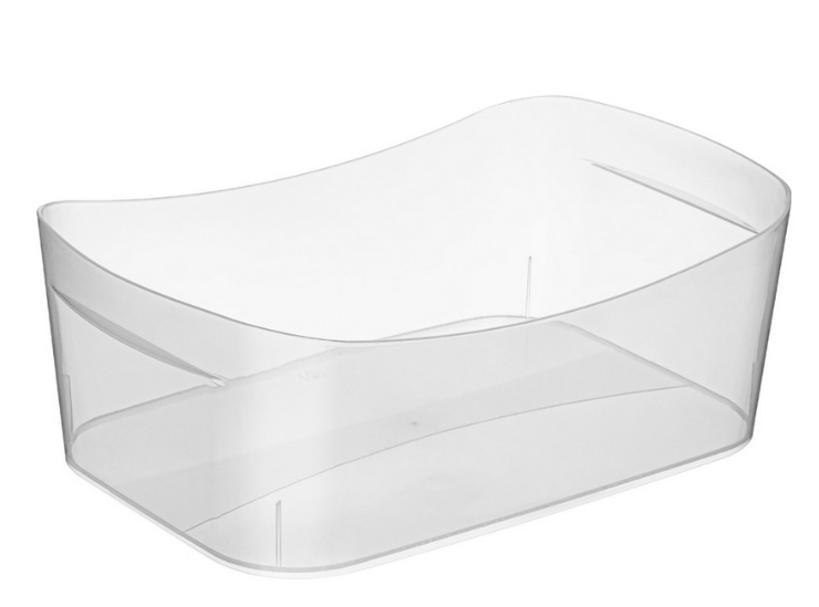 Корзинка универсальная 1,6л 190*140*80мм Бесцветная (24) 221153201/00