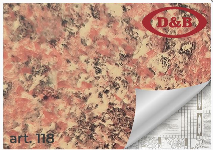 Пленка самоклеящаяся D&B 0,45*8м  гранит коричневый  /20															