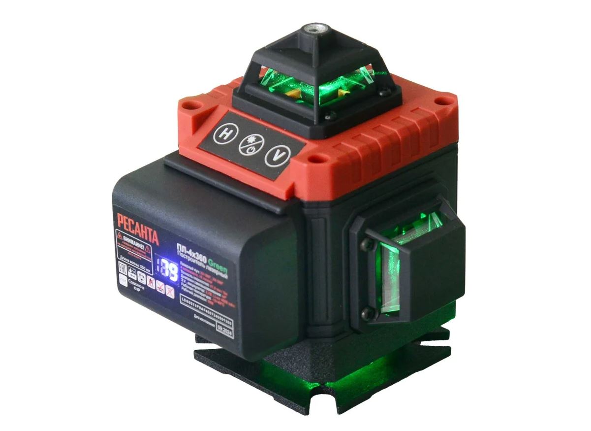 Построитель лазерный ПЛ-4Х360 Green Ресанта (1)