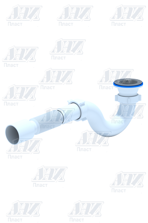 Сифон Ани Грот д/поддон 1 1/2*40 Е115 с гофрой (45шт/кор)