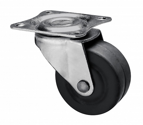 Опора колесная D-75мм, поворотная (5)