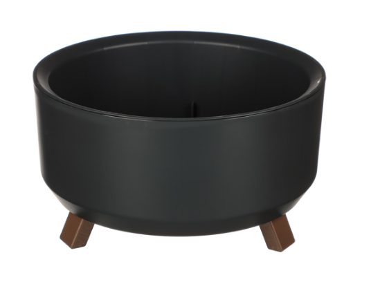 Кашпо "Грация прайм" 2,25л антрацит