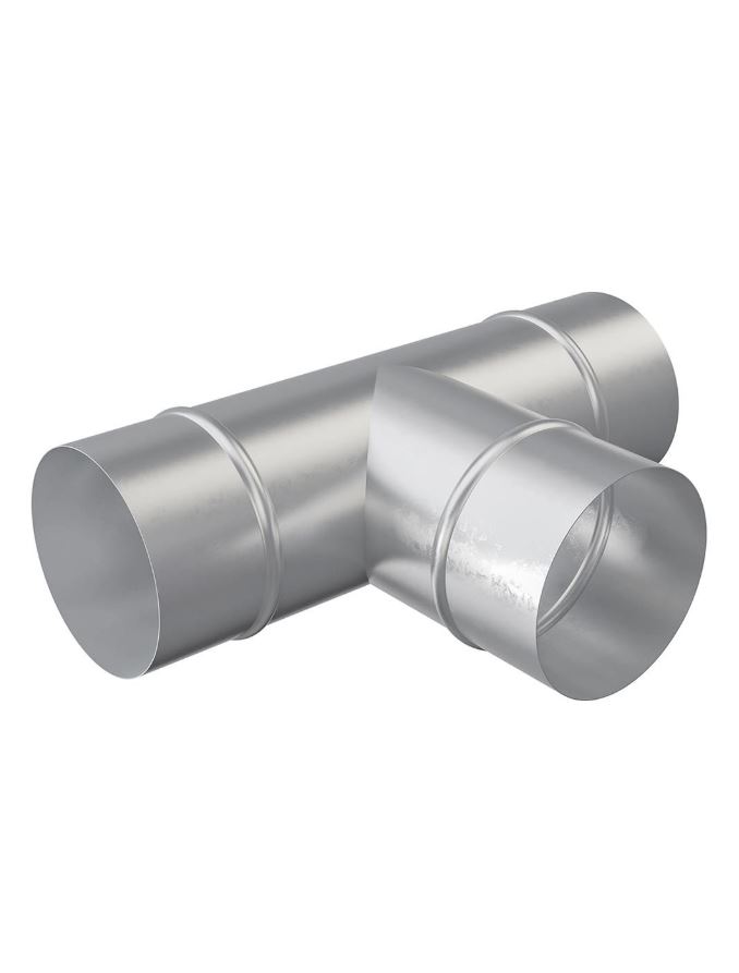 Тройник TPG D160 оцинк.сталь ERA PRO (24)