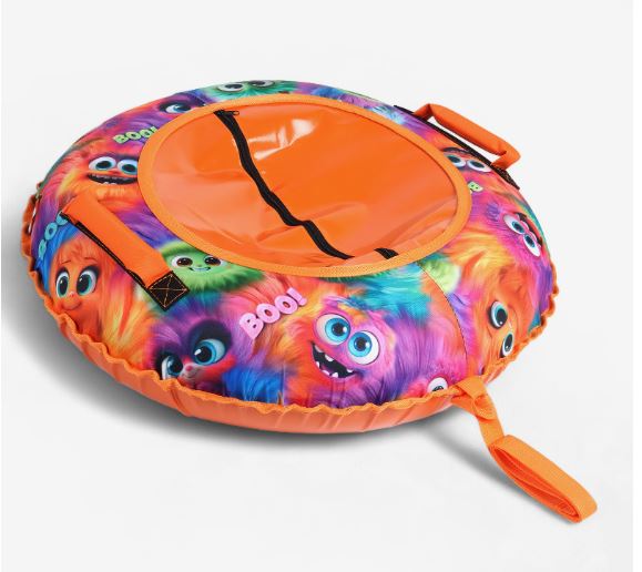 Тюбинг – ватрушка «Монстрики», диаметр чехла 80 см, оранжевая, Winter Star