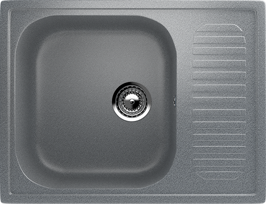 Мойка Ulgran U-202 прямоуг 640*490 темно-серый 309(_1/1_)