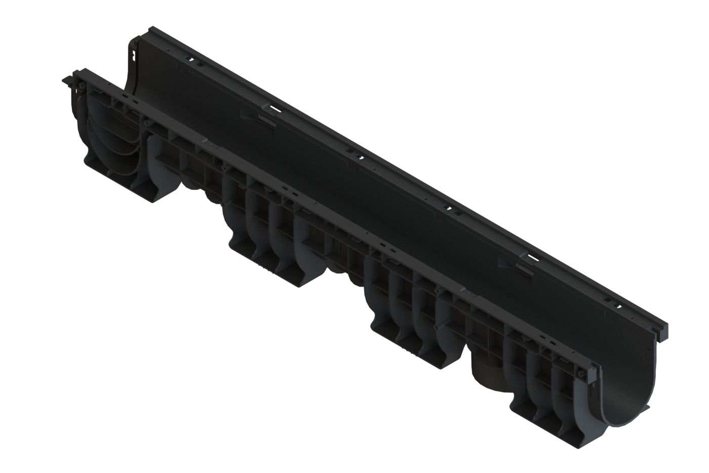 Лоток водоотводный пластик. DN100 Н155 SP