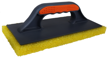 Терка DЕCOR, 2К, 280х140 мм, крупнопористый бежевый поролон (5шт/уп)