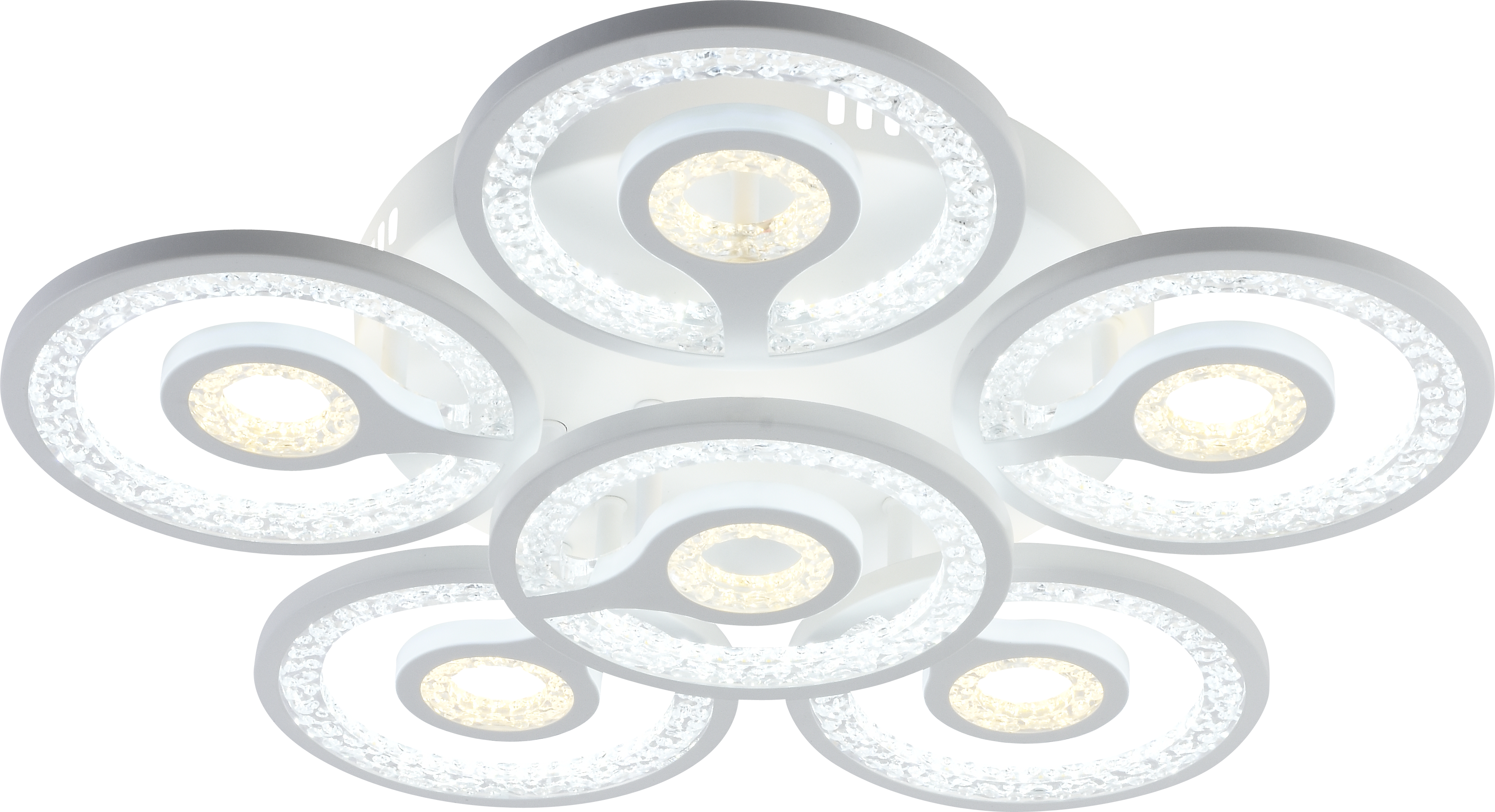 Светильник AU61619/5+1 WH LED Белый 168W ПДУ 550*120