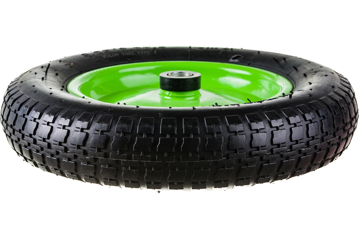 Колесо пневматическое 3.25/3-8, длина оси 65мм ,подшипник 20мм// Сибртех