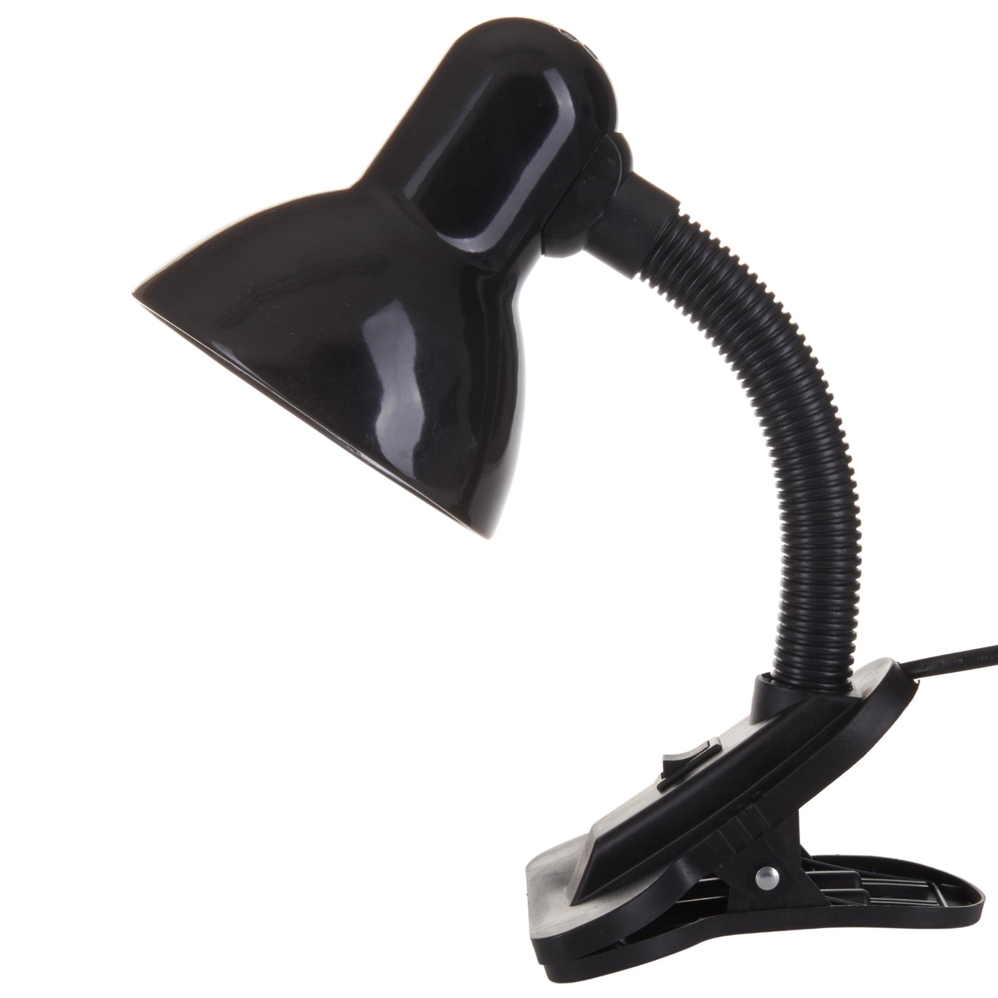 Светильник настольный. Цоколь E27. Цвет черный.(__)