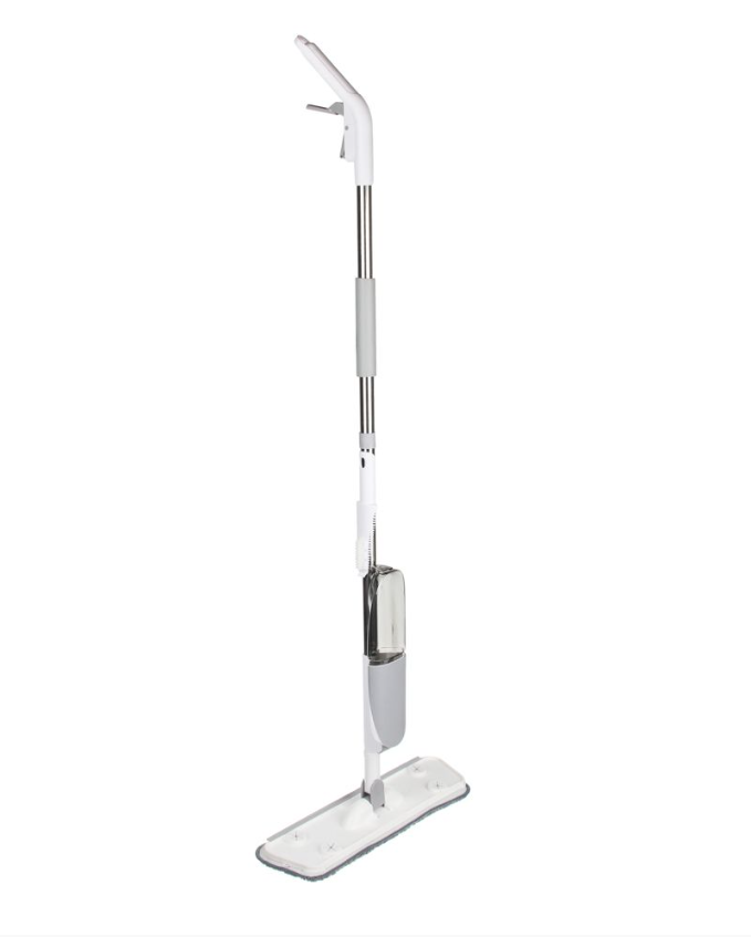 Швабра с распылителем и насадкой из микроф. , ручка нерж. сталь 41x13см VETTA