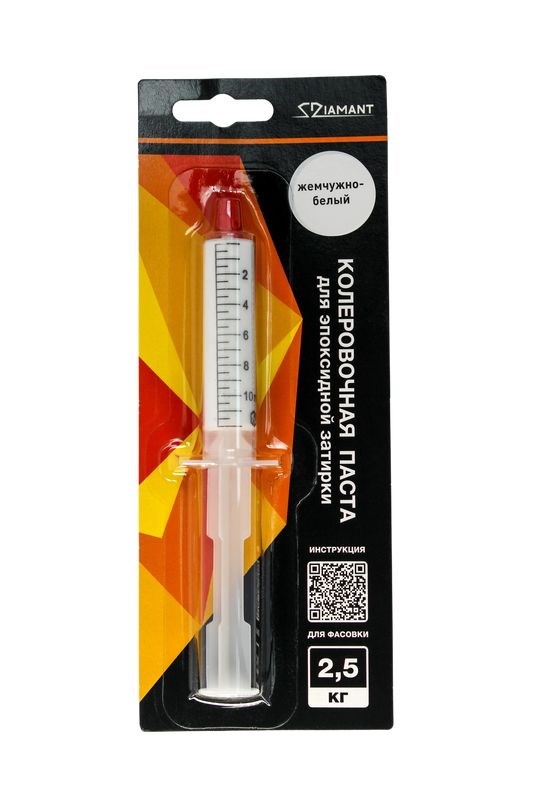 Колеровочная паста 001 Диамант -Жемчужно-белый 2,5кг (1)