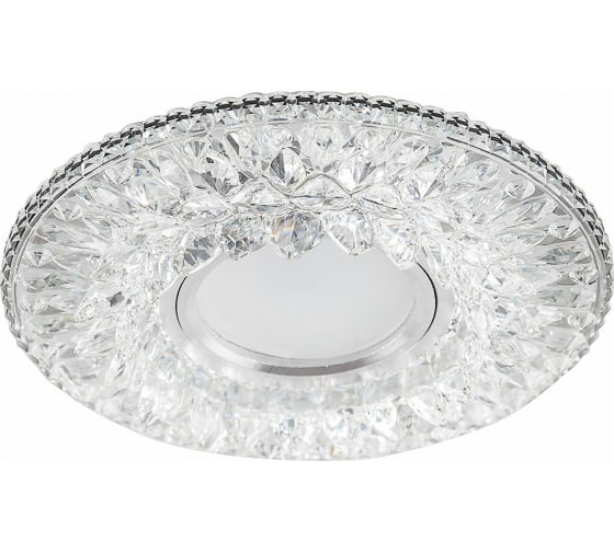 Светильник точечный прозрачный CD942 4000К MR16 50W G5.3 15led*2835 SMD Feron (__)