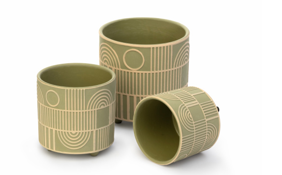 Кашпо "Габзия" 2,5л керам. (8) И8959