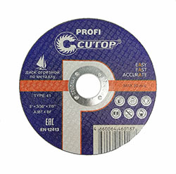Круг отрез Cutop Special T41-115х0.8х22.2 по мет и нерж.стали (10/100/400)