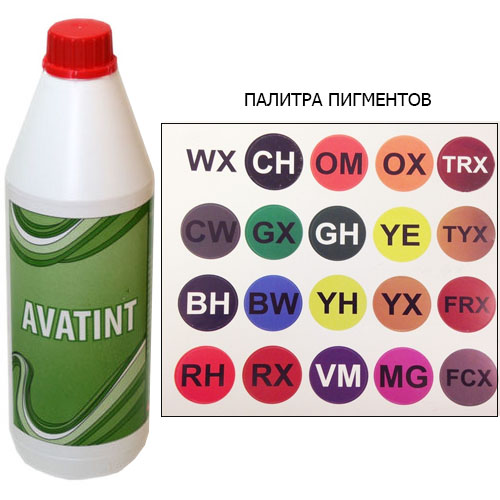 Колорант AVATINT YH 1000 мл (1)