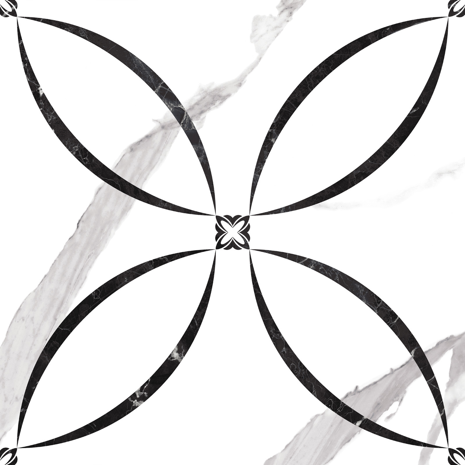 Плитка керам.Prima Palace Calacatta 410*410 (уп.1,849м2=11шт)