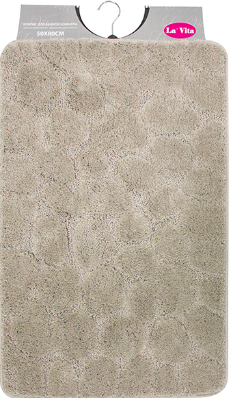 Коврик в/к 50/80 арт. HJ-C 1119 Милена коричн.