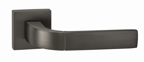 Ручка дверная Puerto 03 "Пиньолата", квадр накл, мат. черный никель (20)