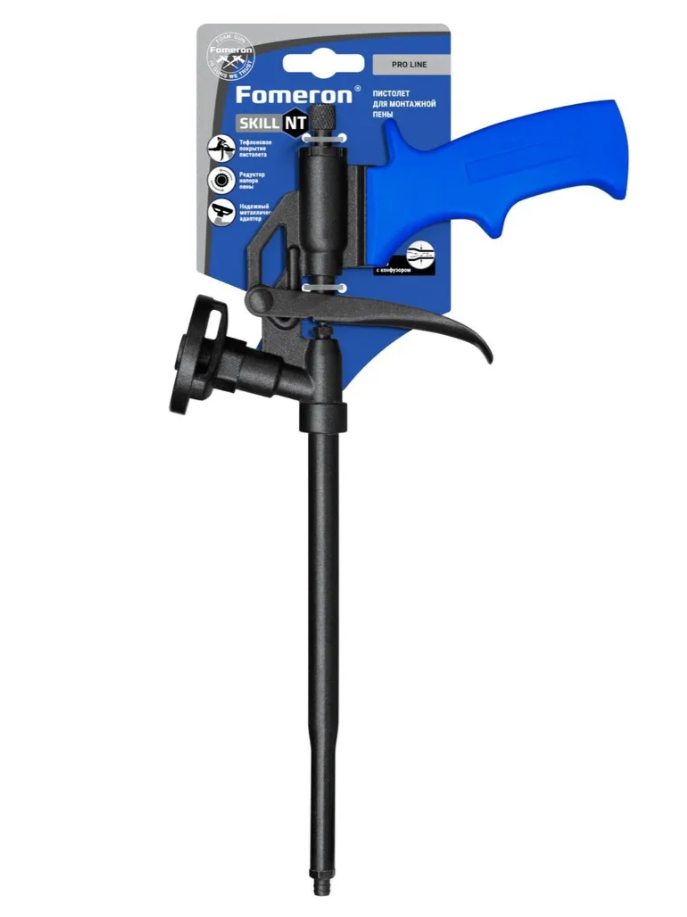 Пистолет тефлоновый для монтажной пены "Fomeron Skill NT"