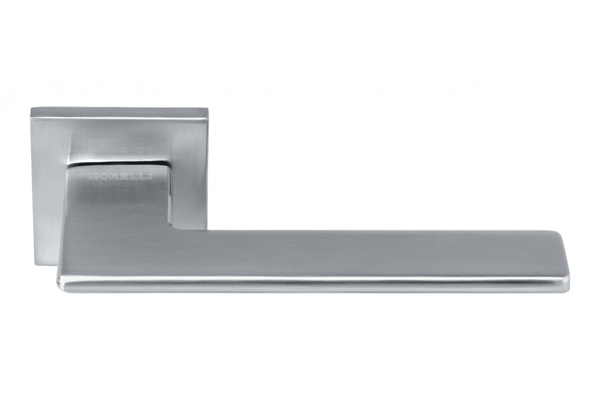 Ручка дверная MH-51-S6 SC, квадр накл 6мм, мат. хром (20)