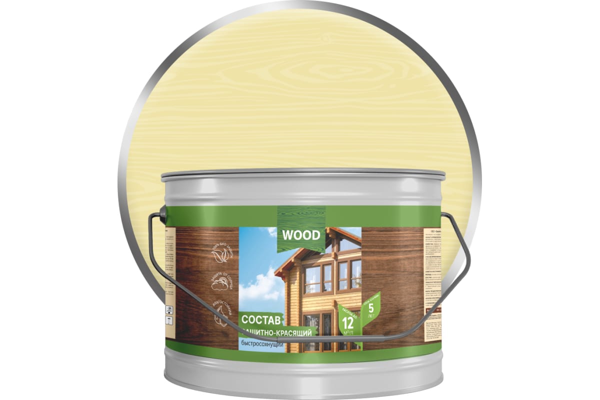 Состав Farbitex Профи Защитно-красящий д/дерева Сосна Полуматовый 2,7л (4)