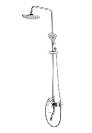 Душевой комплект CALORIE (смес-ль с кор.изливом, стойка, верхний душ, ручной душ) 5137 А71 4шт/к