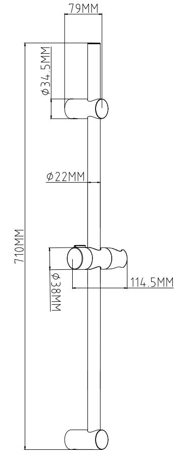 Душевая cтойка, арт. SR705, ESKO2