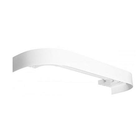 Карниз "Галант" 4,0м белый глянец 2-х рядный с поворотами (5)