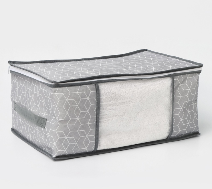 Кофр Доляна "Фора" для хранения вещей, 45*30*20см, серый