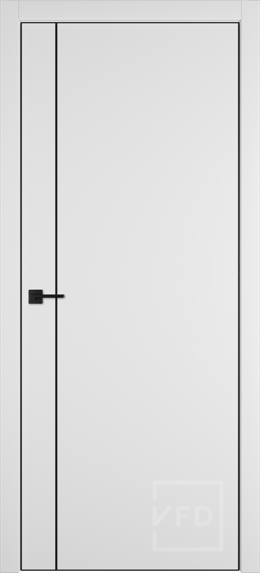 Дверь Urban 1V Emalex Ice Black Mould 4-хBE ПГ600 (врезка под замок)