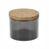 Контейнер для ватных дисков Delphinium коллекция "Дзен", стекло