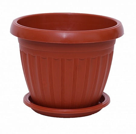 Кашпо Баргузин 9,5л терракота (10)/Ангарск (4015)