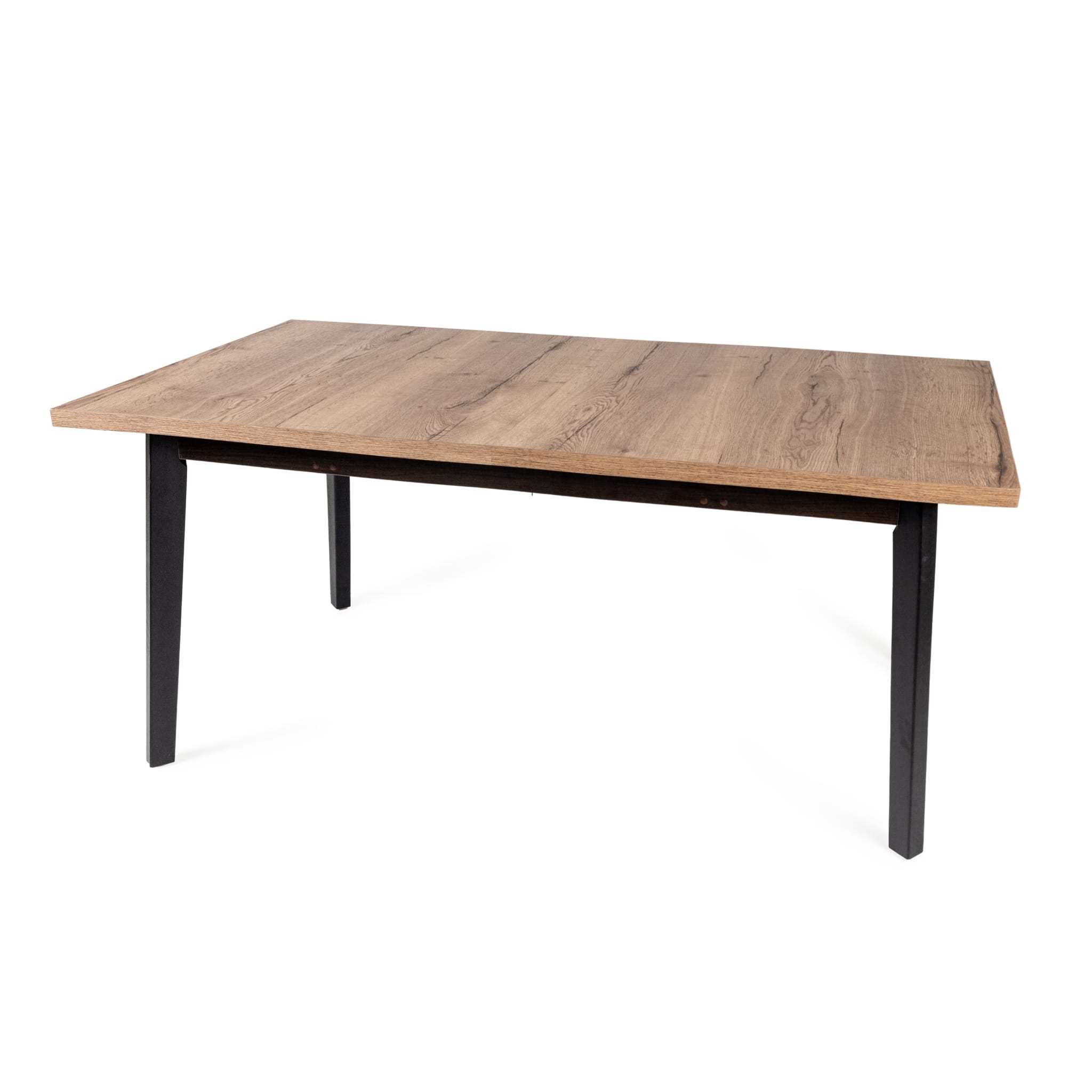 Стол Галактика 160 1600(550)*900 Галифакс табак 4H-14 чёрный