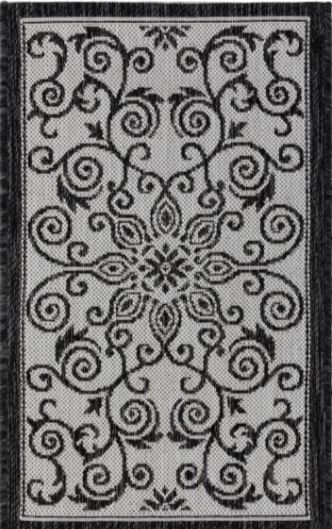 Ковер SIDE 2*3 дизайн 60121 SILVER/SMOKE